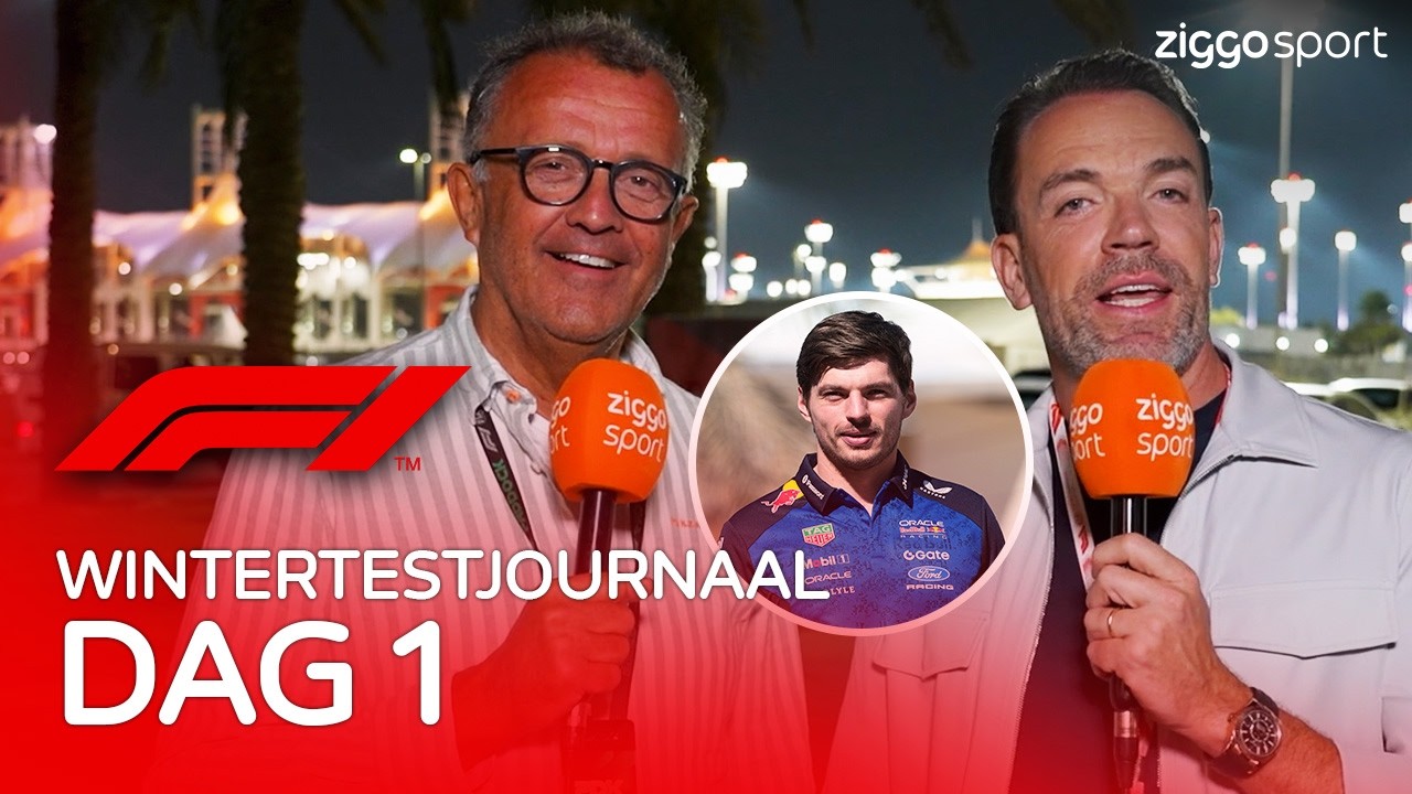 NIEUW F1 TEAM, DE MOOISTE AUTO'S en NOG GEEN MAX VERSTAPPEN 🏎️ | Wintertestjournaal F1 - Dag 1