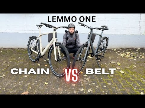 LEMMO ONE Chain VS Belt - Urban E-Bikes im Vergleich - Kette oder Riemen?