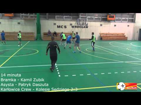 Karłowice Crew - Kolesie Sędziego 6:5 - Bramki, Piłka Plus, Sezon Zima 2013/2014, 18.01.2014