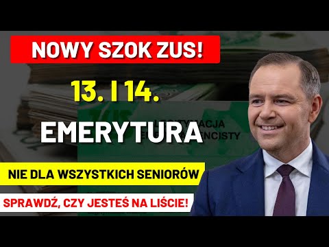 New shock at ZUS! 13th and 14th pensions not for all seniors