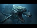 Apex Of The Deep Leviathan Devours Megalodon Leviathan Megalodon UnderwaterGiant Abyss