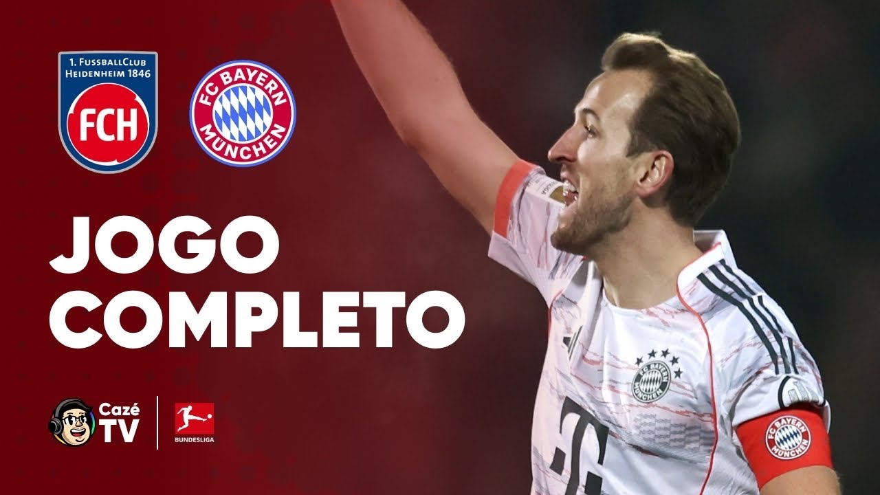 JOGO COMPLETO: HEIDENHEIM X BAYERN DE MUNIQUE | BUNDESLIGA 2025/2026 | 15ª RODADA