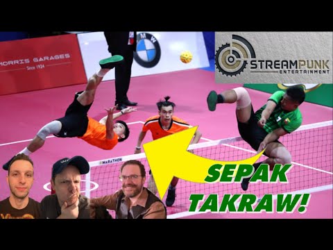 Americans React To: Sepak Takraw!