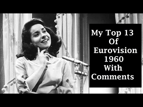 My Top 13 of Eurovision 1960 with my comments