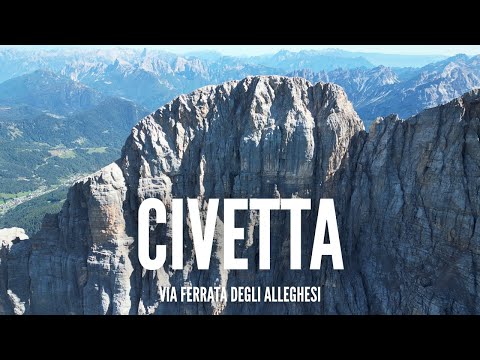 Besteigung des EPIC Civetta Via Ferrata - Degli Alleghesi (Bewertungsserie)