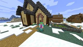 【#Minecraft】オフの日の防毒人間さんSeason2_47：粉雪と雪原の村編