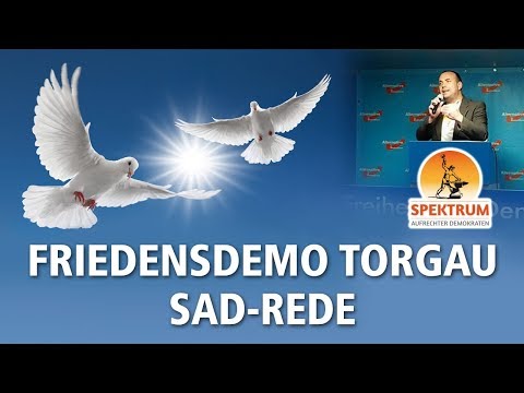 Friedensdemo Torgau, Rede S. Oschkinat (SAD, 25.4.2018)