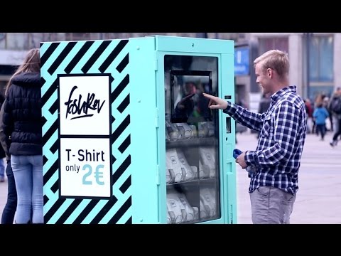 The Story Behind The 2 Euro T-Shirt Vending Machine