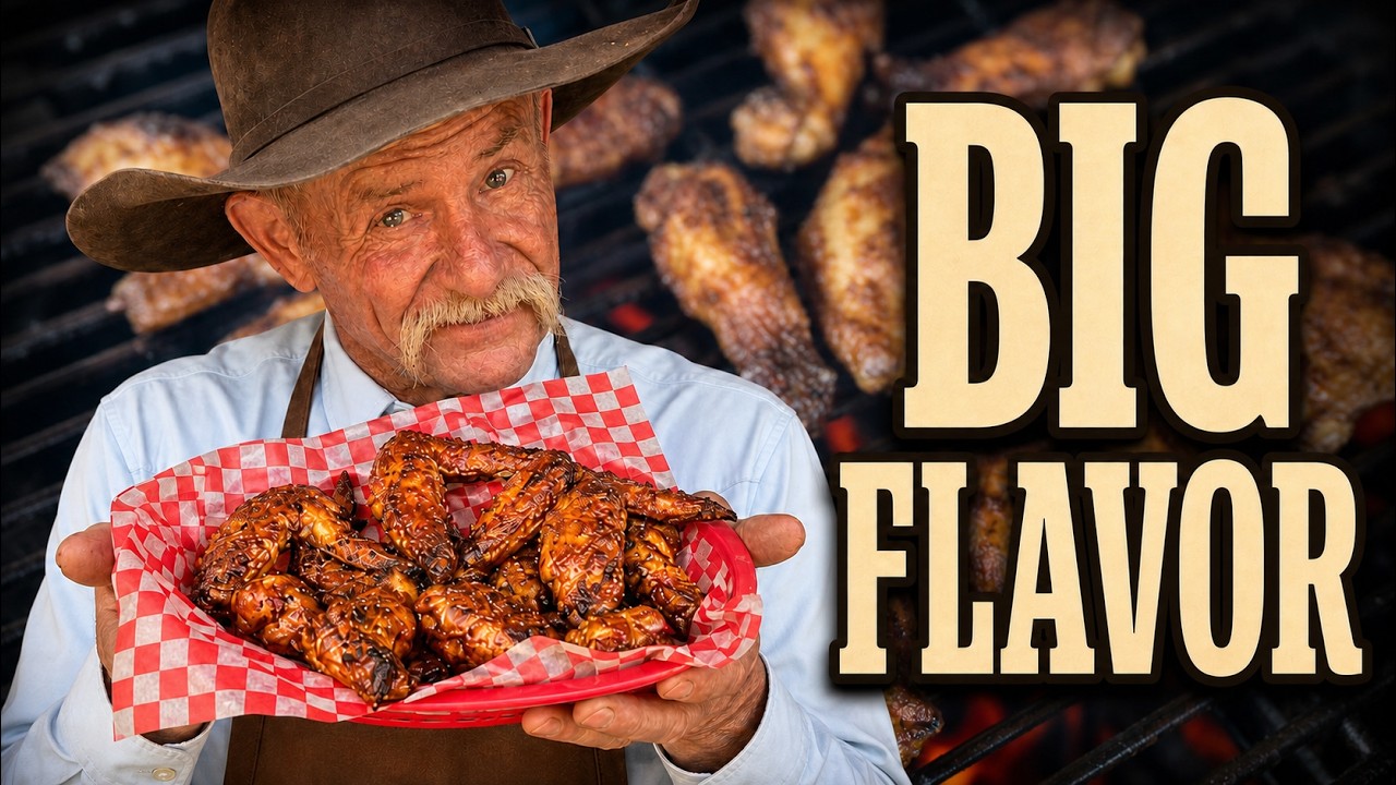 Chicken Wings with a Cowboy Cider Mop Sauce - Better Than Buffalo!