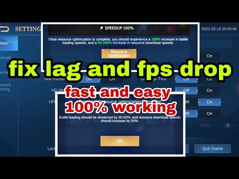 FPS DROP and LAG in Mobile Legends? Fixed this fast and easy