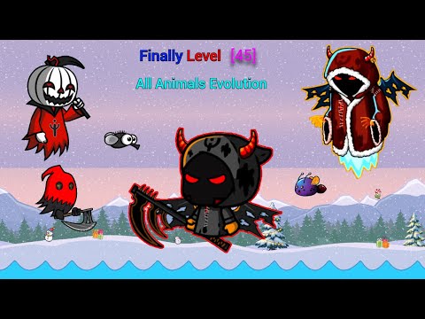 Finally Level 45 And All Animals Evolution (EvoWorld.io)