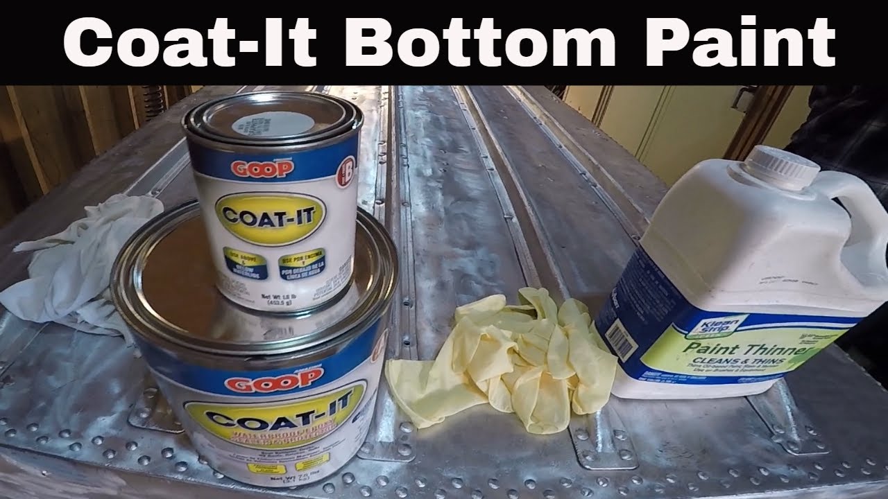 My Tiny Boat Build - Bottom Prep and Coat-It Application {EP-24}
