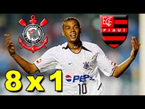 Corinthians 8 x 1 Flamengo-PI Oitavas de Final Copa do Brasil 2001