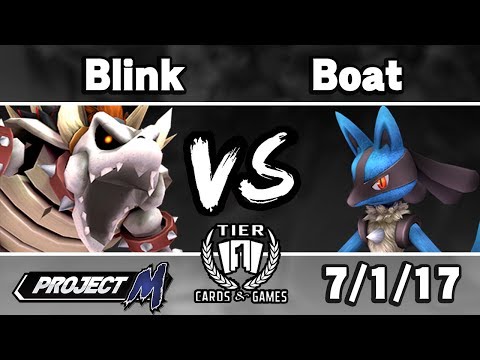 Tier 1 July 2017: Blink (Bowser) vs. Boat (Lucario)