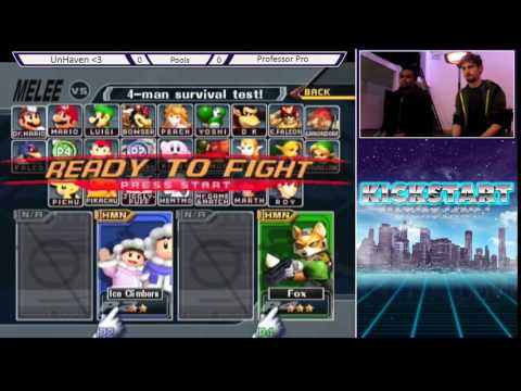 Kickstart 15 Pools - Unhaven (Ice Climbers) vs Professor Pro (Fox)