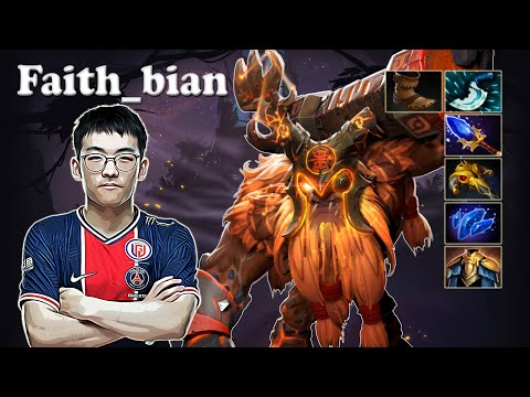 Faith bian -  Earthshaker Offlane with MinD ContRoL Lycan | Dota 2 7.30b Gameplay
