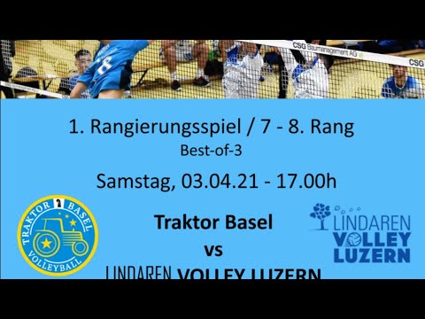Livestream Playoff Traktor Basel - Lindaren Volley Luzern 03.04.2021
