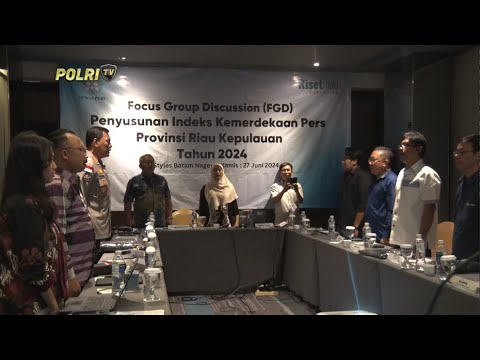 POLDA KEPRI FGD INDEKS KEMERDEKAAN PERS