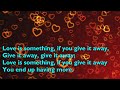 Love is Something, if You Give it Away (Magic Penny) [with lyrics for congregations]