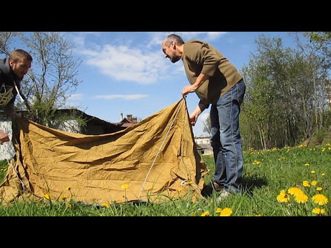 Как установить палатку, разобрать и аккуратно сложить.