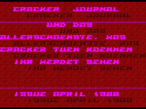 Alpha Flight - Cracker Journal - Intro - Amiga - 1988