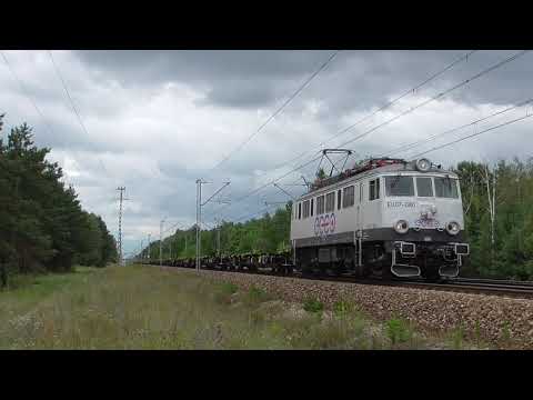 [Ecco Rail] EU07-080 z platformami | Warszawa Wesoła |