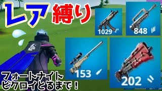 【フォートナイト】レア武器縛りでビクロイとるまでやる！