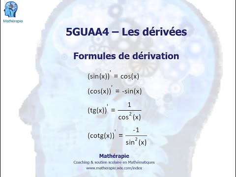 5GUAA4 Dérivées des fonctions trigonométriques