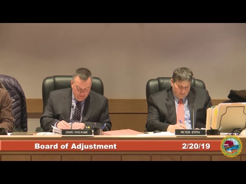Board of Adjustment 02.20.19