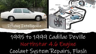 How To Flush, Fix Overheating, Leaks, Coolant Reservoir, Radiator Replacement: Cadillac Northstar