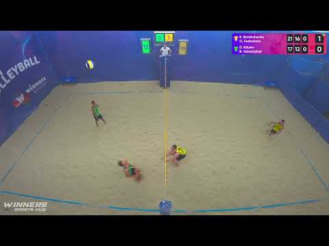 22:10 K. Borshchenko /O. Fedorenko - D. Kliuiev /R. Voloshchuk 27.08.2022 | Winners Beach Volleyball