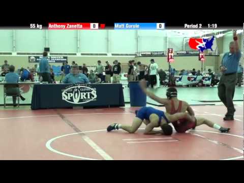 University Nat`ls FS  55 kg: Anthony Zanetta vs. Matt Gurule