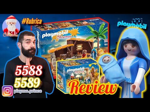 Η Μεγάλη Φάτνη 5588 Nativity Stable with Manger 🌟 Οι Τρείς Μάγοι με τα δώρα 5589 Three Wise Men 🎄