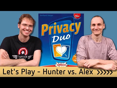 Privacy Duo - Brettspiel - Let´s Play Hunter vs. Alex -Valentinstag Spezial