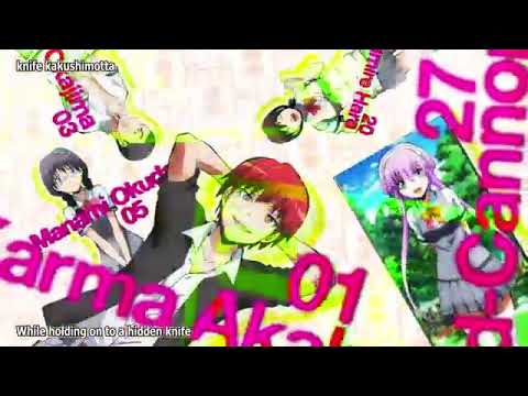 Assassination Classroom Openings 1 4