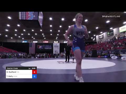 76 Lbs Quarterfinal - Dymond Guilford, Titan Mercury Wrestling Club (TMWC) Vs Tristan Kelly, Army