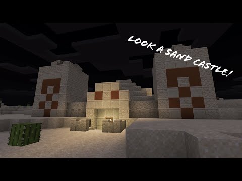 SURPRISE: Mind-Blowing Sandcastle Discovery in Minecraft!