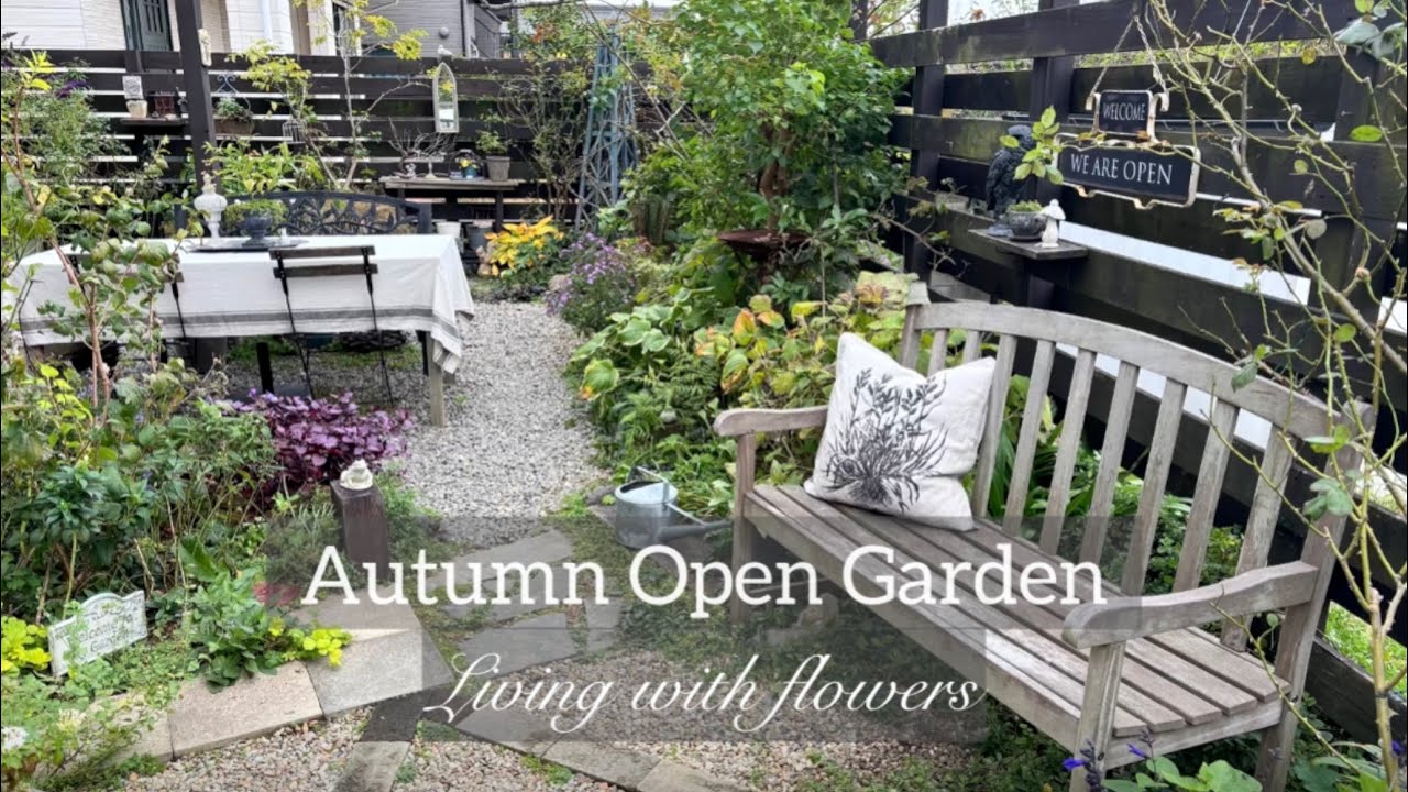 ✳︎リアル秋のオープンガーデンへようこそ✳︎秋でも素敵に見えるand秋は1年の結果が見える季節/秋庭の良さ