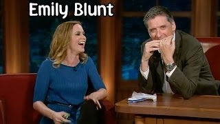 Emily Blunt on Craig ferguson HD video
