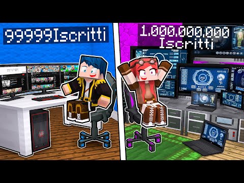 YOUTUBER DA 1.000.000€ VS YOUTUBER DA 10.000.000€! - MINECRAFT
