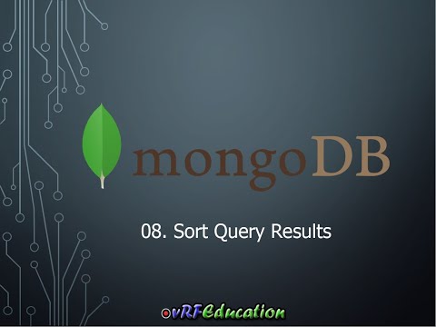 MongoDB - Sort Query Results with sort()