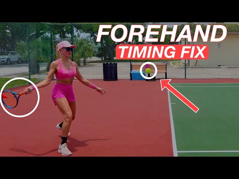 How to Improve Forehand Timing | Tennis Lesson with Anna thumbnail