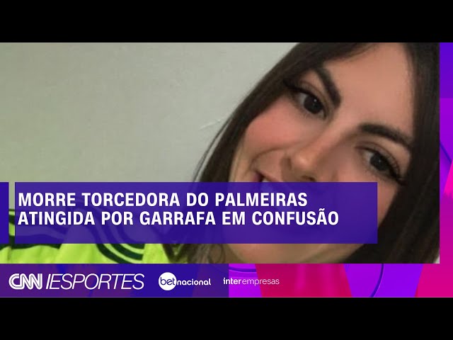 Morre torcedora do Palmeiras atingida por garrafa em confusão | CNN NOVO DIA
