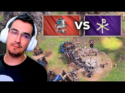 Beasty (Rus) vs Puppypaw (Byzantines) Pro 1v1 in AOE4...