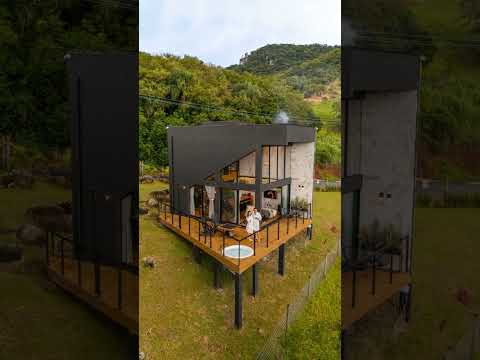 Cabana Alua em Garopaba - Santa Catarina #airbnbdeluxo #cabanasdeluxo #shorts