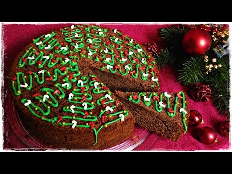 saftiger GLÜHWEINKUCHEN mit Tannenbaumdeko | Rezept aus "Meine Backbox" | Toller Weihnachtskuchen