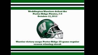 preview picture of video 'Weddington upsets Porter Ridge post game'