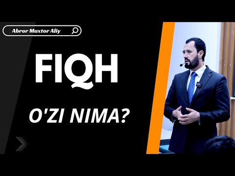 #SAVOL ● Fiqh o'zi nima va uning ahamiyati  © Abror Muxtor Aliy @abrormuxtoraliy.official