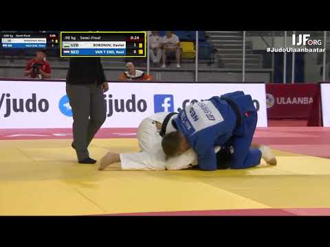 Davlat Bobonov vs Noël Van 't End | Semi-Final -90 Ulaanbaatar Grand Slam 2022