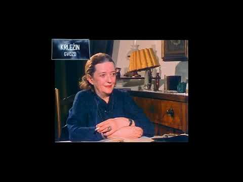 Mira Župan recitira stihove iz poeme T. S. Eliota 'Pusta zemlja' (1989.)